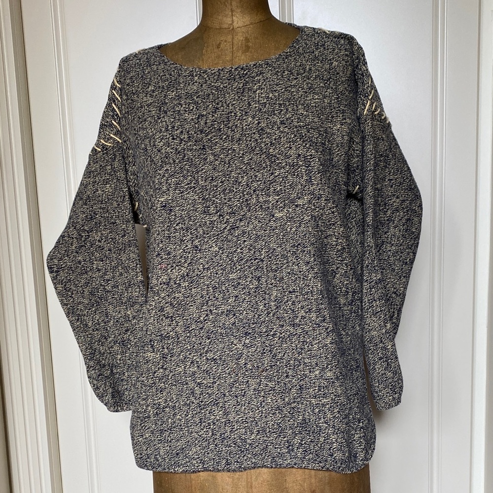 Relaxed Crewneck Sweater. - Picture 1 of 8